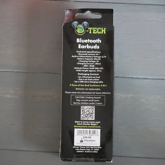 Disney Mickey Mouse Bluetooth Headphones D-Tech - Picture 6 of 10